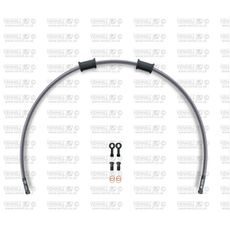 SET PREDNJIH ZAVORNIH CEVI VENHILL POWERHOSEPLUS HON-1014FB (1 CEV V KOMPLETU) CLEAR HOSES, BLACK FITTINGS