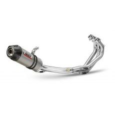 FULL EXHAUST SYSTEM 3X1 MIVV OVAL Y.054.L4C TITANIUM / CARBON CAP