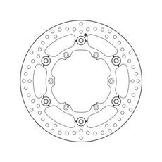 ZAVORNI DISK BREMBO 78B40848 FLOATING
