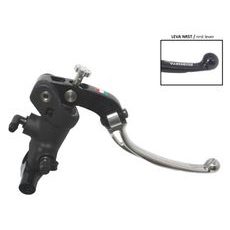 RADIAL BRAKE MASTER CYLINDER ACCOSSATO 19 X 18 WITH FOLDING LEVER,SILVER