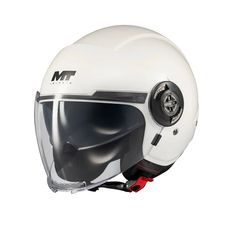 OPEN FACE HELMET MT HELMETS VIALE SV S PURE A0 GLOSS XS