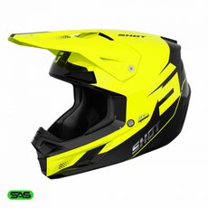 HELMET SHOT SPEED S A04-21OB-C01 NEON YELLOW GLOSSY XL