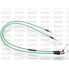 THROTTLE CABLES (PAIR) VENHILL K01-4-038-GR FEATHERLIGHT ZELENA