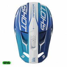 HELMET SHOT SPEED SIDE A04-21OB-D01 BLUE PEARLY XL