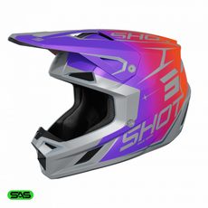 HELMET SHOT SPEED SIDE A04-21OB-D02 PURPLE MATT S