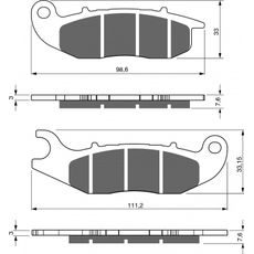 ZAVORNE OBLOGE GOLDFREN 278 GP6