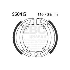 BRAKE SHOE SET EBC S604G GROOVED INCLUDINGS SPRINGS