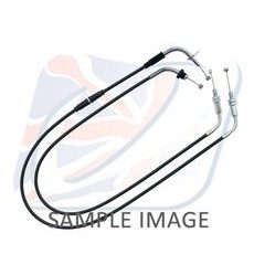 THROTTLE CABLES (PAIR) VENHILL S01-4-111-BK FEATHERLIGHT ČRNA