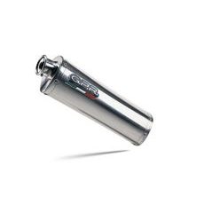 SLIP-ON EXHAUST GPR TRIOVAL T.61.TRI POLISHED STAINLESS STEEL INCLUDING REMOVABLE DB KILLER, LINK PIPE AND CATALYST