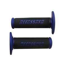 OFFROAD GRIPS ACCOSSATO GR008 IN BLACK COLOR WITH COLORED LOGO