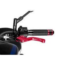 CLUTCH LEVER WITHOUT ADAPTER PUIG 3.0 230RR KRATKA (SHORT) RED/RED
