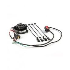 RADIATOR COOLING FAN AND MOUNTING KIT SPAL EP-RFS-UN-SW WITH REVOTEC UNIVERSAL MOUNTING SYSTEM AND ON/OFF SWITCH