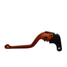 CLUTCH LEVER ACCOSSATO FIXED CNC-WORKED ALUMINIUM, ORANGE