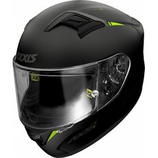 FULL FACE HELMET AXXIS GP RACER SV FIBER SOLID FLUOR YELLOW M