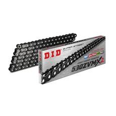 ZVM-X SERIES X-RING CHAIN D.I.D CHAIN 530ZVM-X2 122 ČLENOV BLACK/BLACK