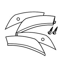 REFLECTOR SHAD D1B43CAR RDEČ FOR SH43