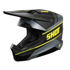 HELMET SHOT FURIOUS DUST A05-21OC-A03-09 NEON YELLOW MATT M