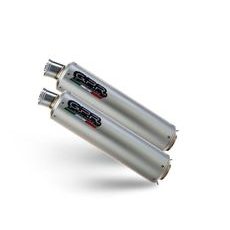 DUAL SLIP-ON EXHAUST GPR INOX TONDO H.123.CAT.IT BRUSHED STAINLESS STEEL INCLUDING REMOVABLE DB KILLERS, LINK PIPES AND CATALYSTS