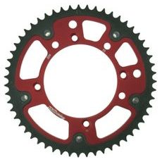 REAR SPROCKET SUPERSPROX STEALTH RST-209:55-RED RDEČ 55T, 420