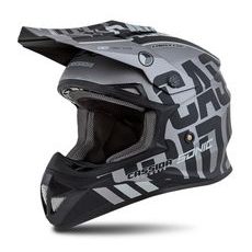 MOTOCROSS HELMET CASSIDA CROSS CUP SONIC JUNIOR MATT GREY / BLACK