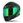 Full face helmet CASSIDA Integral GT 2.1 Flash matt black/ fluo green/ dark grey S