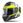 Full face helmet CASSIDA Modulo 2.0 Profile white/ black/ fluo yellow/ grey L