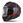 Full face helmet CASSIDA Modulo 2.0 Profile matt black/ grey/ red XS