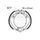 Brake shoe set EBC 877