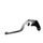 Clutch Lever ACCOSSATO fixed CNC-worked aluminium, silver