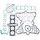 Celoten set tesnil za motor ATHENA P400485850985/1