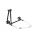 Left single arm stand LV8 E630L.KW without pin black/white