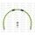 Set zadnjih zavornih cevi Venhill POWERHOSEPLUS HON-1000RB-GR (1 cev v kompletu) Green hoses, black fittings
