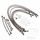 Brake hose kit JMT anthracite clear hose (10 piece hose kit)