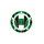 Fuel cap cover PUIG RADIKAL 6318V zelena