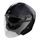 Open face helmet STORMER RUN black pearly 2XL