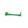 Lever guard ACCOSSATO with green hose and joint right, aluminium