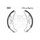 Brake shoe set EBC 881 Vzmeti niso priložene