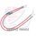 Zajla za plin Venhill H02-4-222 featherlight (pair) Rdeč
