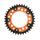Rear sprocket SUPERSPROX STEALTH RST-991:37-ORG oranžna 37T, 525