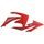 Radiator scoops POLISPORT 8412700001 (par) red CR 04