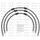 STANDARD Front brake hose kit Venhill POWERHOSEPLUS SUZ-7010FS-BK (3 cevi v kompletu) Black hoses, stainless steel fittings