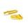 Chain guide / slider kit POLISPORT 90615 yellow RM 01