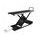 Motorcycle lift LV8 GOLDRAKE 400 FLOOR VERSION EG400O.W with air pump (black and white RAL 9016)