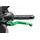 Clutch lever without adapter PUIG 260VA poklopna (foldable) green/blue