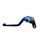 Clutch Lever ACCOSSATO fixed CNC-worked aluminium, blue