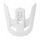 Helmet peak SHOT SPEED SOLID A05-21OB-S02-P01 white glossy