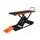 Motorcycle lift LV8 GOLDRAKE 400 FLOOR VERSION EG400E.O with electro-hydraulic unit (black and orange RAL 2009)