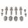 Wheel Stud and Nut Kit All Balls Racing WSN85-1077