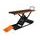 Motorcycle lift LV8 GOLDRAKE 400 FLOOR VERSION EG400O.O with air pump (black and orange RAL 2009)