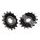 Verižni set EK - Zlat chain 520 RR, X-ring (X, NX, QX, XS), CHK front sprocket JT CHK rubber cushioned, CHK rear sprocket JT za HUSQVARNA TX 125 2017-2019